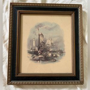 Framed Sutherland lighthouse print
